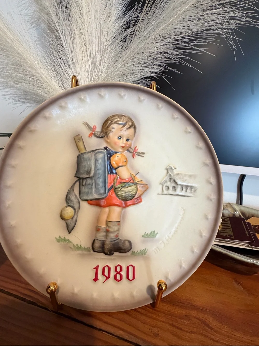 Vintage 1979 and 1980 Hummel Decorative Wall Plate